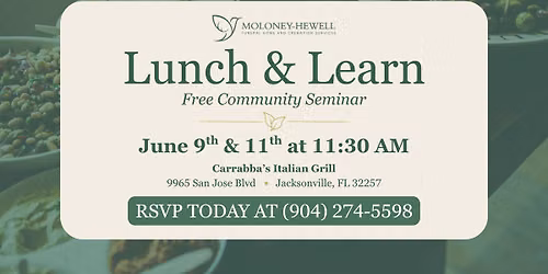 Moloney-Hewell Lunch & Learn 