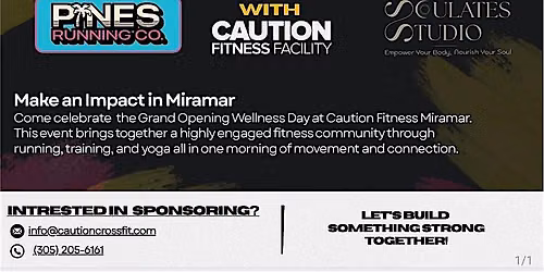 Caution Fitness Grand Opening