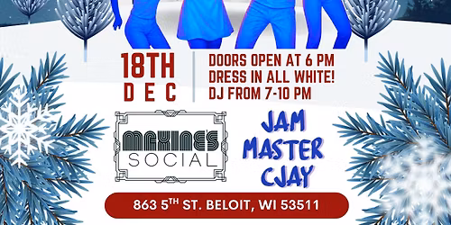 Blinded by the WHITE - Christmas Glow Party