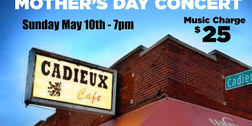 Alexander Zonjic and Friends! Mother's Day at the Cadieux Cafe!