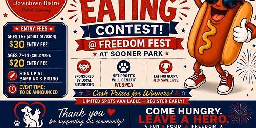 Bambino's Hot Dog Eat Contest @ Freedom Fest