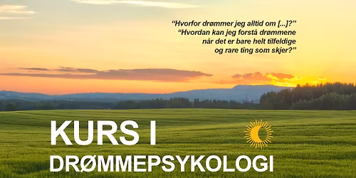 Dagskurs i dr\u00f8mmepsykologi