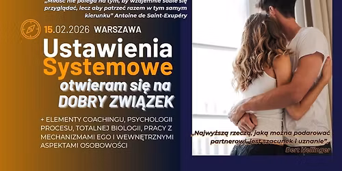 Otwieram si\u0119 na dobry zwi\u0105zek - warsztat ustawieniowo - coachingowy