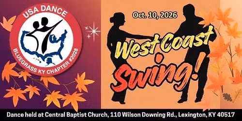 USA Dance Bluegrass - Oct. 10th Dance - West Coast Swing with Scott Fisher!