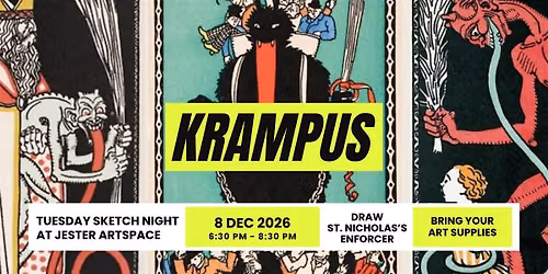 Tuesday Sketch Night: Krampus