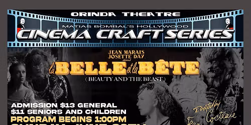 LA BELLE ET LA B\u00caTE (BEAUTY AND THE BEAST)- Cinema Craft Series