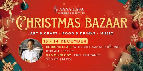 XMAS BAZAAR - Hosted by Anna Casa