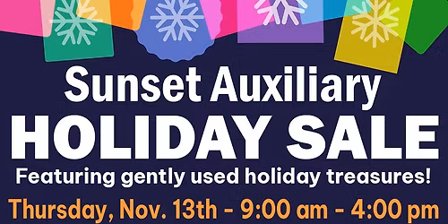 Wesbury Sunset Auxiliary Holiday Sale