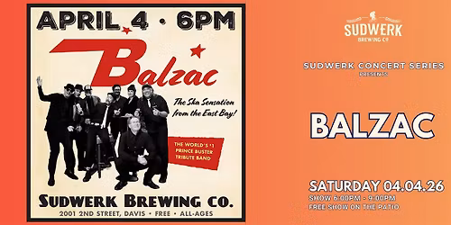 Sudwerk Concert Series | Balzac Saturday 4.4.26