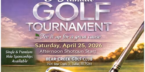 St James Orthodox Mission Church 5th Annual Golf Tournament, BEAR CREEK GOLF COURSE