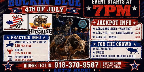 Red, White & Buckin\u2019 Blue Event