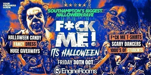 FCK ME Its Halloween Southampton Freshers 2026