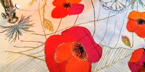 Botanical Freehand Machine Embroidery Workshop