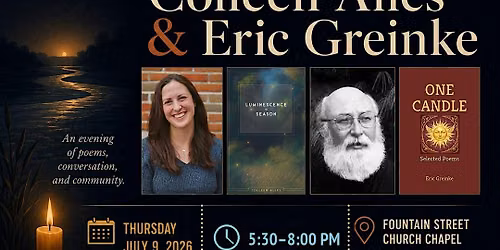 POETRY & CONVERSATION with Eric Greinke and Colleen Alles
