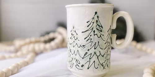12\/16 Pottery Painting: Snowy Forest Mug