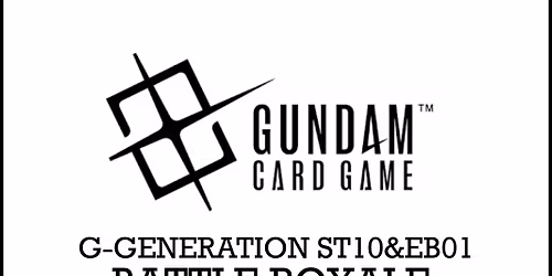 GUNDAM: G-GENERATION ST10&EB01 Battle Royale Release Event - 28-06-2026