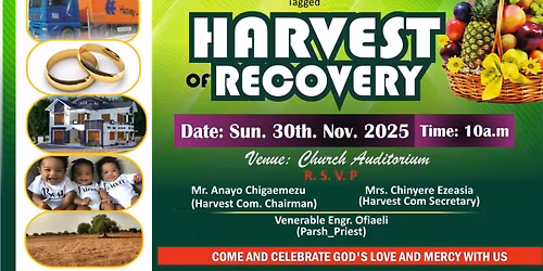 Annual Harvest Thanksgiving Ceremony 