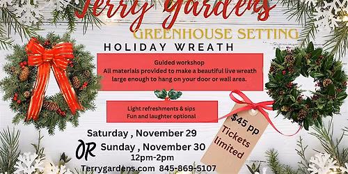 SATURDAY Or SUNDAY Holiday Wreath