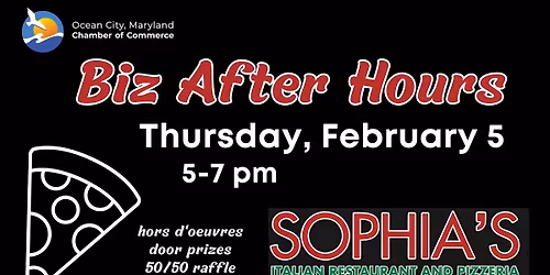 February 2026 Business After Hours - Sophia's Italian Restaurant