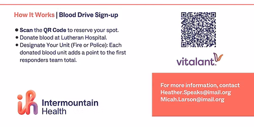 Lutheran Hospital's Battle of the Badges Blood Drive