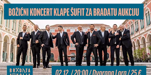Bo\u017ei\u0107ni koncert Klape \u0160ufit za Bradatu aukciju