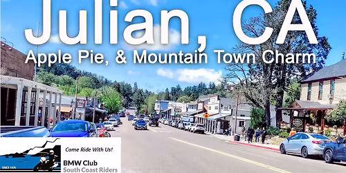 May General Meeting and Ride to Julian for Lunch