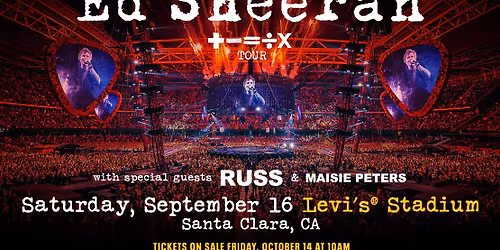 Ed Sheeran Santa Clara Tickets