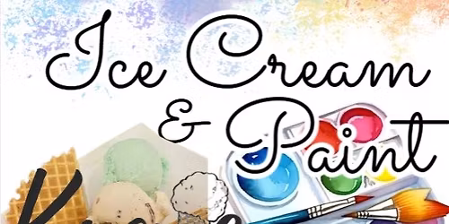 Ice Cream & Paint Ceramics at Krave Creamery in Wapakoneta