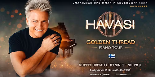 HAVASI - 20.9.2026 (klo 16 & 19.30) Kulttuuritalo, Helsinki