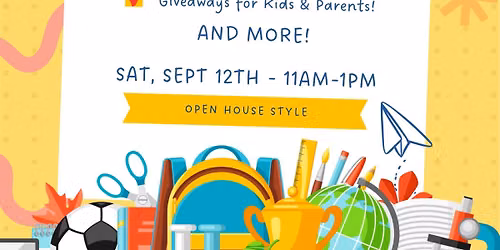 Back To School Bash @ Patmos Library