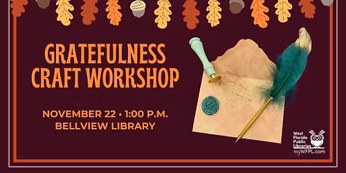 Gratefulness Craft Workshop at Bellview Library