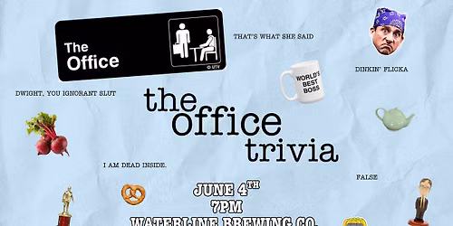 \ud83d\udcce The Office Trivia Night at Waterline Brewing Co.