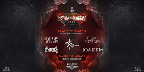 Metal 2 The Masses CY - Heat 2 - Bloodstock Competition