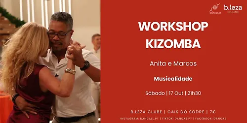 Danças no B.leza | SÁBADO 17 Out | Musicalidade | Anita & Marcos