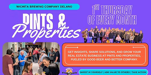 Pints and Properties | Free Monthly Networking