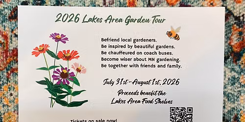 2026 Lakes Area Garden Tour
