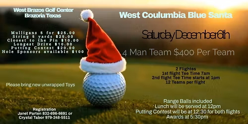 WCPD Blue Santa Golf tournament 