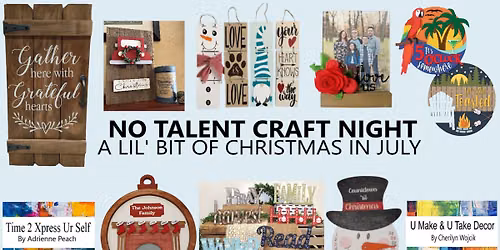 NO TALENT REQUIRED Crafternoon at R VIDA Cantina CITRUS HEIGHTS