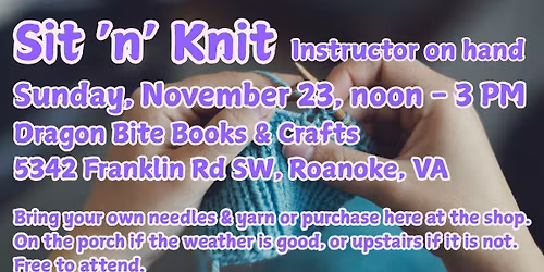 Sit 'n' Knit