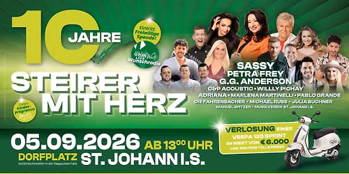10 Jahre Steirer mit Herz: Das Jubil\u00e4umsfest