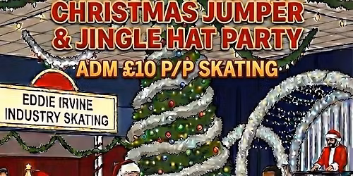 \ud83c\udf85\ud83c\udffc CHRISTMAS JUMPER & JINGLE HAT ROLLER DISCO \ud83d\udefc
