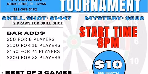 Friday Night Blind Draw Dart Tournament