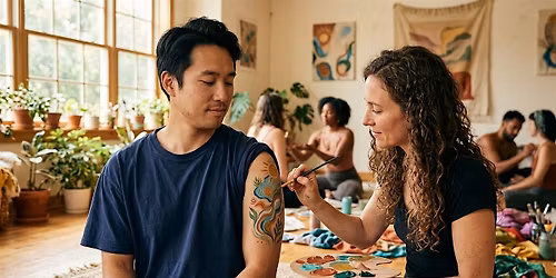 Fear to Forward: A body painting workshop on releasing what holds you back