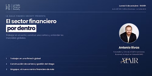 El sector financiero por dentro: carrera, cartera y mercados globales