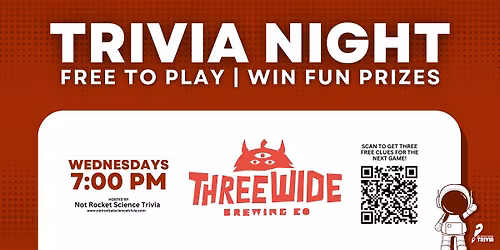 Fort Worth Trivia Night | Three Wide Brewing