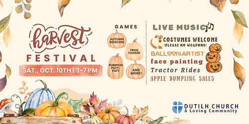Dutilh Church Harvest Festival! \ud83c\udf83\ud83c\udf41