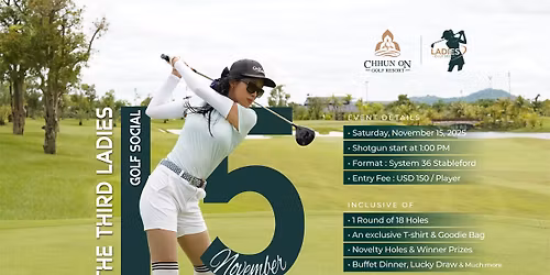 The 3rd Ladies Golf Social 