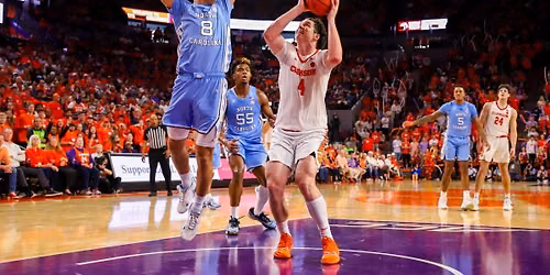 North Carolina Tar Heels at Clemson Tigers Womens Basketball
