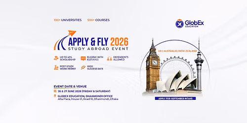 APPLY & FLY 2026 \u2013 Study Abroad Event for the UK, Australia & New Zealand