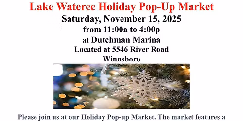 Lake Wateree Holiday Pop-up